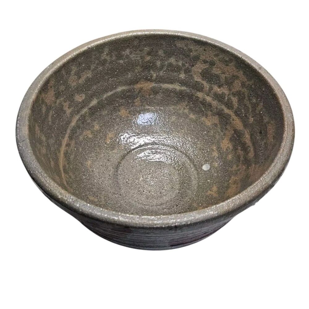 Patrick Siler Glazed Earthenware Pottery Bowl Circa 1970s Funk Art WSU Studio - Picture 6 of 7